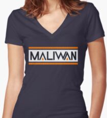 Maliwan - Borderlands Women's Fitted V-Neck T-Shirt