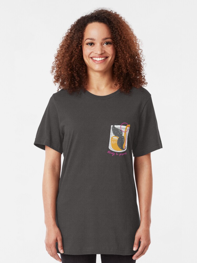 Alternate view of Always be prepared Slim Fit T-Shirt