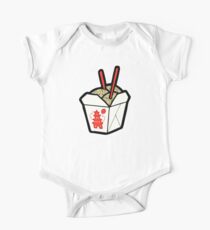 Take-Out Noodles Box Pattern One Piece - Short Sleeve