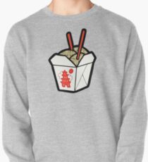 Take-Out Noodles Box Pattern Pullover Sweatshirt