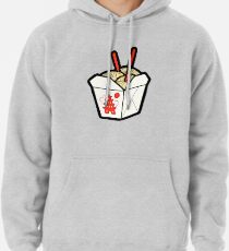 Take-Out Noodles Box Pattern Pullover Hoodie