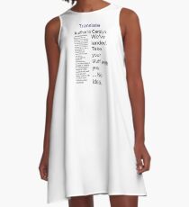 Translate Aurther to Carolyn A-Line Dress