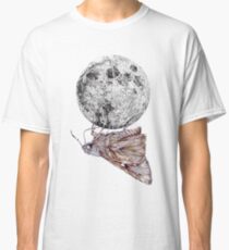 In which a moth is enticed by the light of the moon Classic T-Shirt
