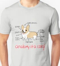 Anatomy of a Corgi Unisex T-Shirt