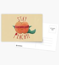 stay peachy Postcards