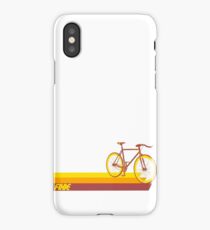 Fixie Retro Stripes iPhone Case/Skin