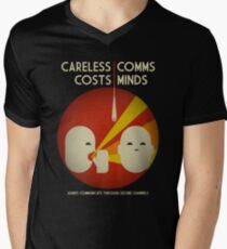 Ingress : Careless Comms Men's V-Neck T-Shirt
