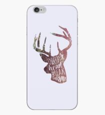 drop a heart, break a name iPhone Case
