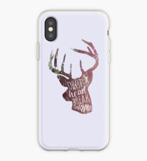 drop a heart, break a name iPhone Case
