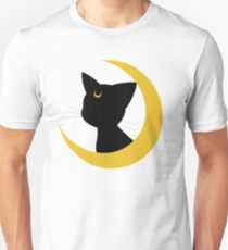 Luna-Schattenbild Unisex T-Shirt