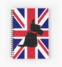 Scottie Dog Union Jack Spiral Notebook