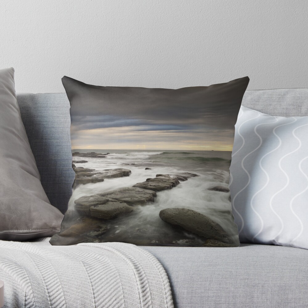 An early morning Throw Pillow