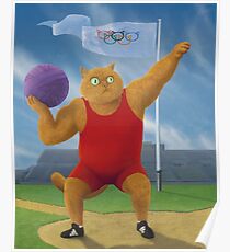 Cat Olympics Poster