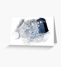 I stole a Timelord and ran away Greeting Card