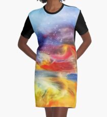 Sea world Graphic T-Shirt Dress