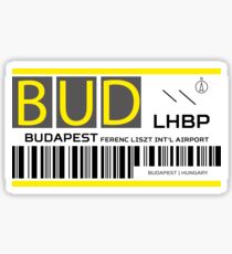 Destination Budapest Airport Sticker