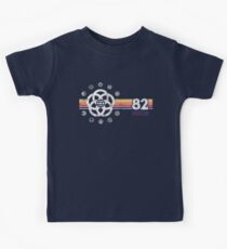 EPCOT Center Vintage Style Distressed Pavilion Logos Kids Tee