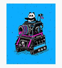 Panda's Skull Tank Photographic Print
