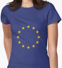 Living EU Flag Women's Fitted T-Shirt