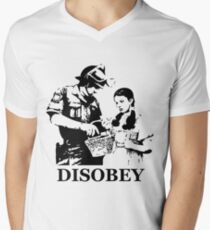 Disobey Search Men's V-Neck T-Shirt