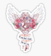 Attack on titan | Corps crest | If you don't fight, you can't win Sticker