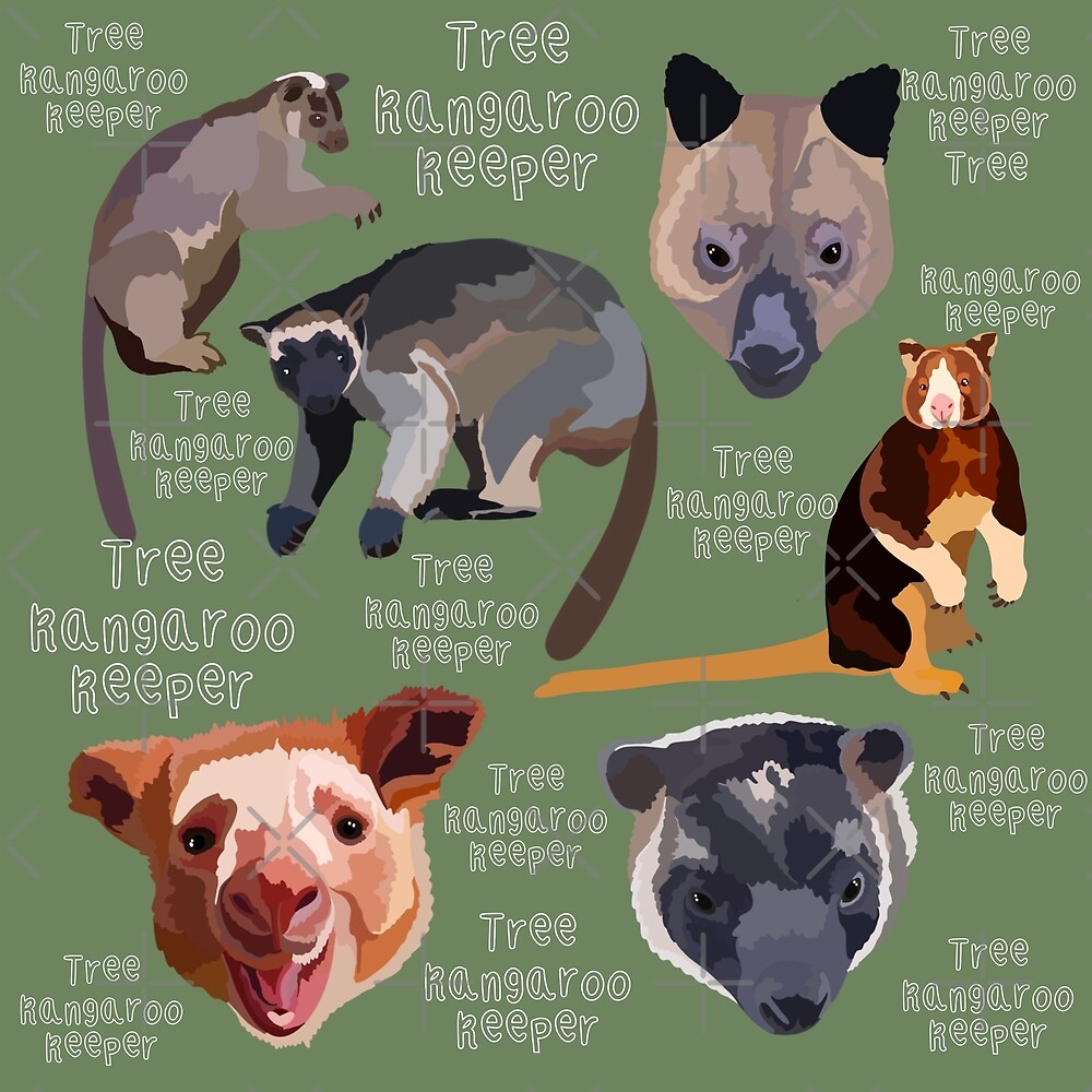 Tree Kangaroo Keeper By Thezoogirl Redbubble