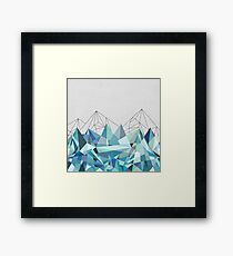 Colorflash 3 Turquoise Framed Print