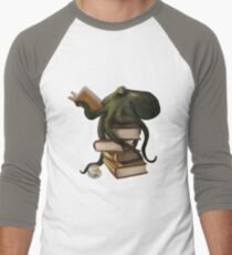 Well-Read Octopus Men's Baseball ¾ T-Shirt