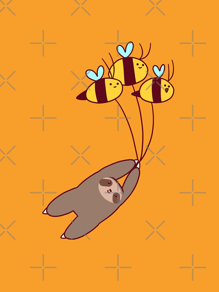 Sloth and Bumble Bees by SaradaBoru