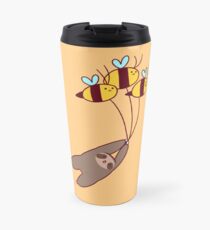 Sloth and Bumble Bees Travel Mug
