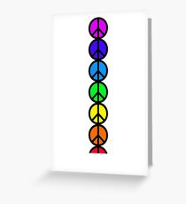 Tarjeta de felicitación 7 chakras de la paz