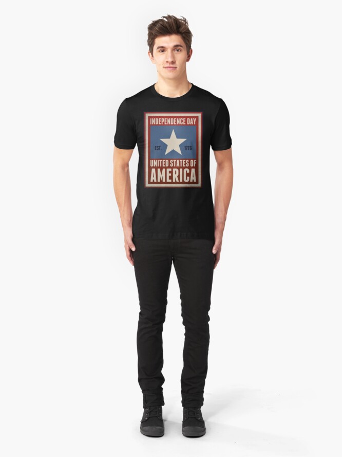 Alternate view of Independence Day Slim Fit T-Shirt