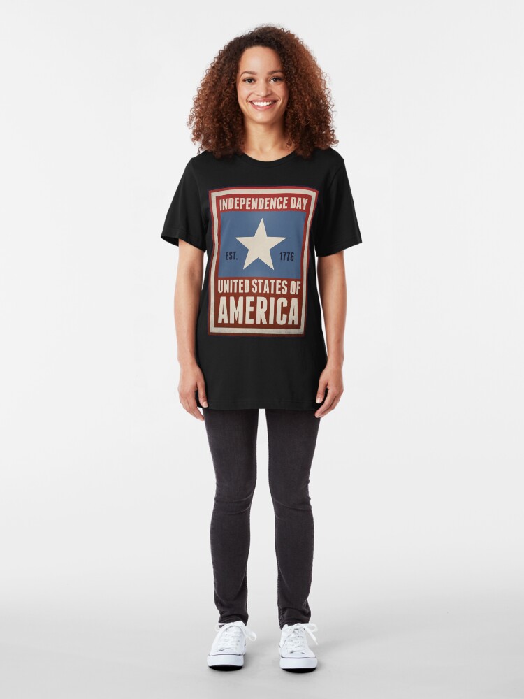 Alternate view of Independence Day Slim Fit T-Shirt