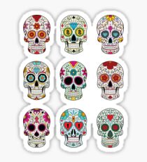Pegatina Calaveras de azúcar