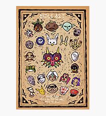 Lámina fotográfica Máscaras de Majora