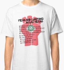 Fear and Loathing in Las Vegas checklist Classic T-Shirt