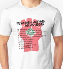 Fear and Loathing in Las Vegas checklist Unisex T-Shirt