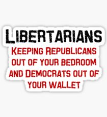 Libertarian Help Sticker