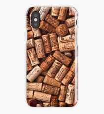 Wine corks textures iPhone Case