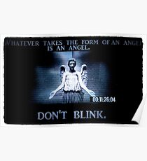 Weeping Angel/ Don't Blink Poster