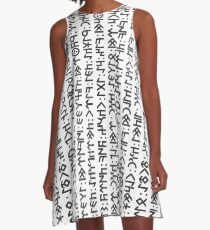 Üze Kök Teñri Asra Yağız Yer Kılınduka A-Line Dress
