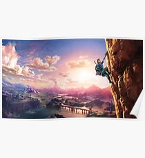 The Legend of Zelda: Breath of the Wild Link Poster