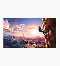 The Legend of Zelda: Breath of the Wild Link Photographic Print
