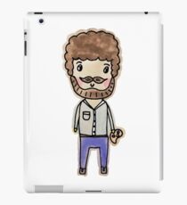 bob ross watercolor doodle iPad Case/Skin