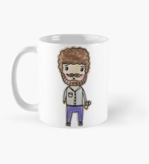 bob ross watercolor doodle Mug