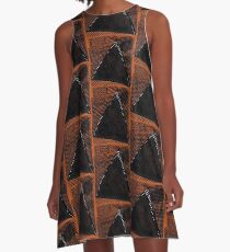 African Inspired Print A-Line Dress