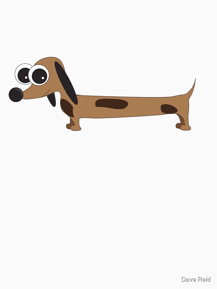 "Cute Cartoon Dachshund Sausage Dog" T-shirt by xploit ...