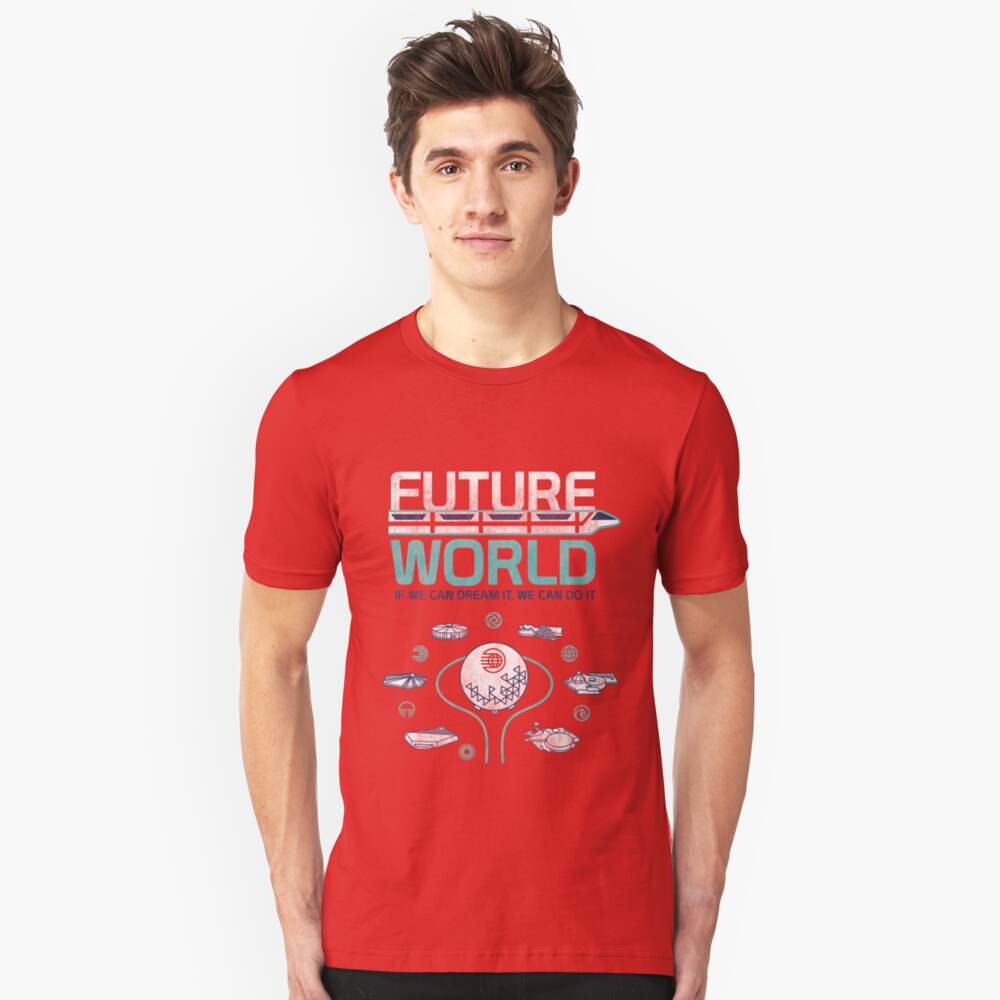 "Vintage EPCOT Center Future World Map" T Shirt By