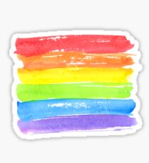 LGBT parade flag, gay pride symbol Sticker