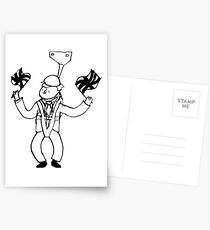 Boris On A Zipline Postcards
